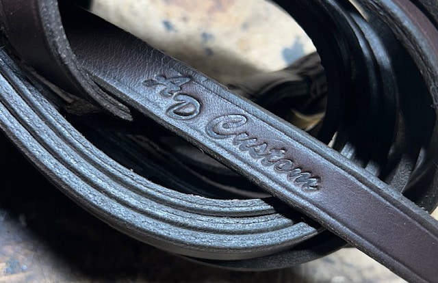 custom 10m leather dog lead